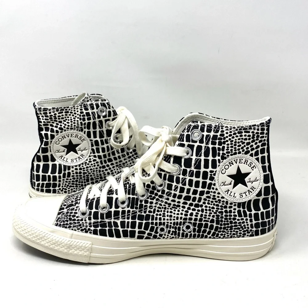 💖MEGA SALE💖Converse Chuck Taylor AS Shoes Women’s High Egret Black  570311F - Picture 5 of 9